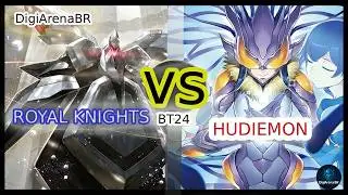 Hudiemon vs Royal Knights | Partida de Campeonato Local | Digimon Card Game |TCG
