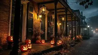 🎃 Vintage Halloween Night in New Orleans with 1920s Dixieland Jazz Playing in Another Room 2 hrs 🎶
