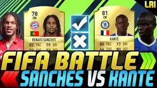FIFA 17 - FIFA BATTLE! SANCHES VS KANTE! - FIFA 17 ULTIMATE TEAM