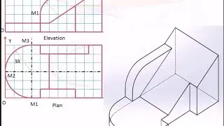 Isometric Drawing part 2 (رسم المنظور الجزء الثانى)