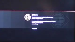 Destiny MarionBerry Error Code