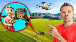 Mi dron captura a Bombardino Crocodilo Secuestro a Ballerina Cappuccina! RayMik Espa&ntilde;ol