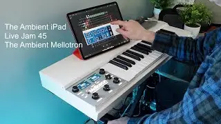 Ambient iPad Live Jam 45: Mellotron M4000D M400 Celeste 66 with apeMatrix, Phase Three, Rotary, K7D
