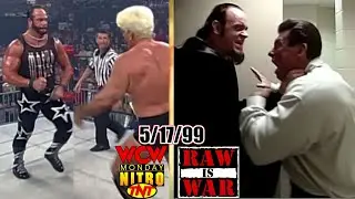 WWF RAW против WCW Nitro — 17 мая 1999 г., полный разбор — Rock/Austin-Corporate Ministry — Savag...
