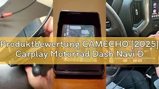 Produktbewertung CAMECHO [2025] Carplay Motorrad Dash Navi Display f&uuml;r Moto, 5 Zoll HD-Touchscreen W