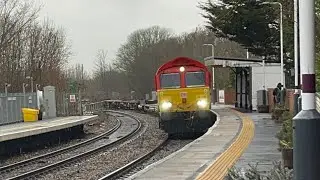 DB cargo 66143 4L45 Wakefield Europort to Felixstowe North Dbc 11;32 1L Lea Road 21/1/2026