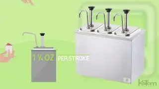 Server Pump Style Condiment Dispenser (83860)