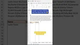 Text Split Function in Excel #excel #Textsplit #shorts