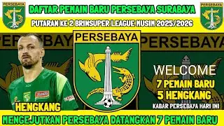 RESMI‼️DAFTAR LENGKAP PEMAIN PERSEBAYA PUTARAN KE2 BRI SUPER LEAGUE - DIME DIMOV HENGKANG
