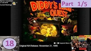 Taramoor Ranks the SNES Switch Online Games - DKC2: Diddy's Kong Quest - Part 1
