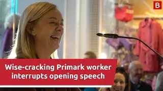 Hilarious moment Belfast Primark worker interrupts opening ceremony