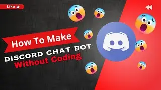 How to make a discord chat bot without coding