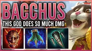 BACCHUS FULL DAMAGE JUST OWNS - Grandmasters Ranked Conquest Season 9 #smite #smiteseason9