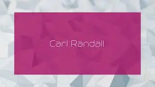 Carl Randall - appearance