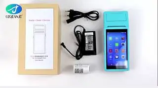 Android Wifi POS PDA Terminal 1D Bar code Scanner Reader Printer Receipt Bluetooth Rugged handheld