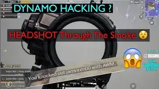 DYNAMO HACKING IN LIVE STREAM ? | Headshot Through Smoke | PUBGM