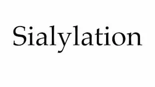 How to Pronounce Sialylation