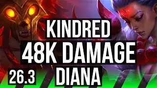 KINDRED vs DIANA (JGL) | 48K damage | EUW Diamond | 26.3