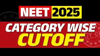 Category wise cutoff  NEET -2025
