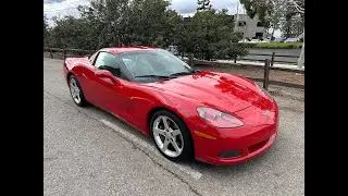 2005 Victory Red Corvette Coupe