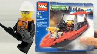 LEGO World City 2004 Firefighter Boat set review! 7043