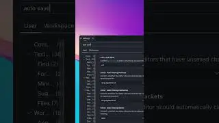 🔥 VS Code pro tip - Turn on Auto Save
