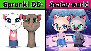 My Sprunki OC: Talking Tom ,Angela Hank in AVATAR WORLD