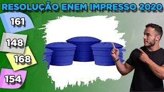 🔵 Questão 161 - Caderno Azul | Geometria Espacial | MATEMÁTICA ENEM 2020