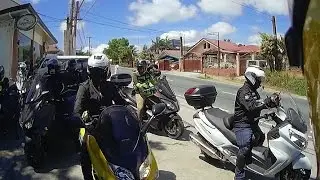 Crosswind Cafe Viola ride, Part 1, Tagaytay, With the Maxi Scooter Club, Kymco Xciting 400i, BIG P,