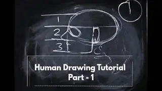 Human Drawing tutorial part 1 #painting #humananatomy #humanfiguredrawing #humanface