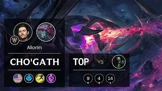 Cho'Gath Top vs Urgot - NA Challenger Patch 9.18