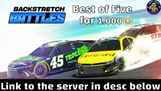 BACKSTRETCH BATTLES BEST OF 5 FOR 1K ROBUX!!! | Blade's Robux Tournaments