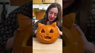 Как сделать кота-тыкву! 🐈