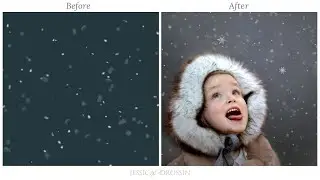 JD Demonstrates how to use her Snowflake Brushes in Photoshop.
