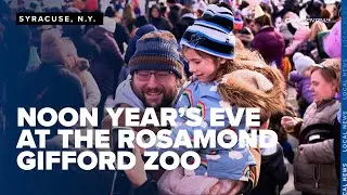 Noon Year's Eve party at the Rosamond Gifford Zoo