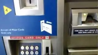 Buying a Metcard at Flinders Street station