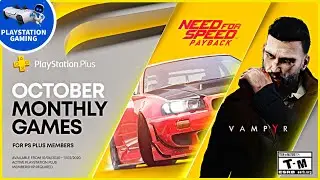 PS PLUS Free Games For OCTOBER 2020 | PlayStation Plus October 2020