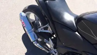 2011 Honda CBR250R Yoshimura Slip-On Exhaust Sound + Fly By