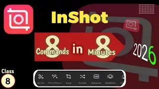 Inshot Video Editor Complete Pashto Course Class # 8 | Inshot 8 commands in 8 minutes #inshot #zuh