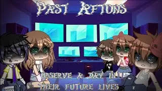Aftons observe a day in their future lives|GC|FNaF|