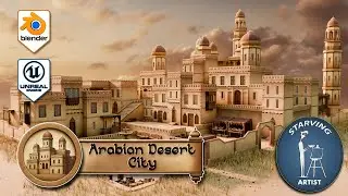 3DT Arabic Modular Asset Pack for Blender & Game Design