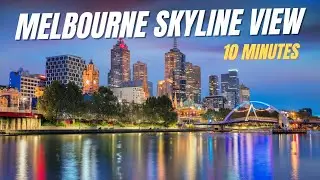 Melbourne Drone Footage 10 Minutes | Melbourne Aerial View