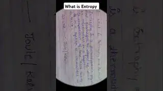 what is entropy #neetaspirents #motivation #biologydegree #Bsc Note #class12