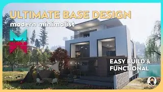 Creating Modern Minimalist Base Design in Once Human | Easy Build & Functional!