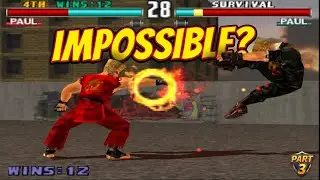 Tekken 3 Paul Phoenix Survival Mode: IMPOSSIBLE Damage Run! | Part 3 Insane