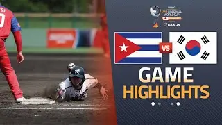 HIGHLIGHTS | 🇨🇺 Cuba vs 🇰🇷 Korea | WBSC U-18 Baseball World Cup 2025