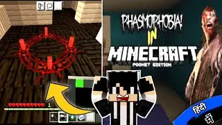 I FOUND SUMMONING CIRCLE 😳  Phasmophobia | phasmophobia Minecraft pe1.20 | in Hindi | MCPE