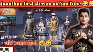 Jonathan gaming first live stream on YouTube 🥹🥹 || first match of Jonathan || @JONATHANGAMINGYT
