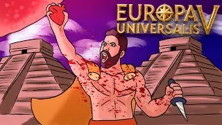 SANGUE PARA OS DEUSES!!! Astecas Resistir&atilde;o a Invas&atilde;o Europeia? | Europa Universalis V Astecas #01