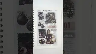 Christmas week cover setup and flip thru in my daily journal